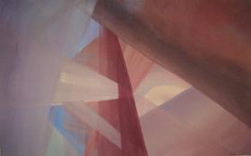 Between Heaven and Earth III., 2009, acrylic paint, 142 x 230 cm