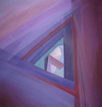 Between Heaven and Earth VI., 2009, acrylic paint, 120 x 115 cm