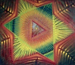 Amulet II., 2010, oil on canvas, 60 x 70 cm