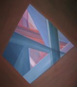 Between Heaven and Earth VII., 2010, acrylic paint, 110 x 125 cm