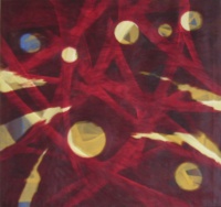 Travel VII., 2009, acryl, 70 x 80 cm