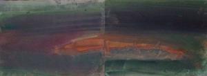 Nemochovice - spring 2008, aquarel, 21 x 56 cm