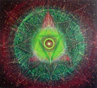 Amulet IX., 2011, oil on canvas, 60 x 67 cm