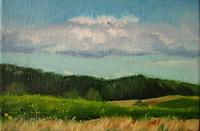 Nemochovice, 2009, oil on canvas, 20 x 30 cm