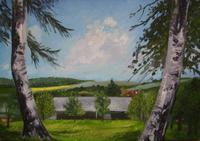 Nemochovice, 2009, oil on canvas, 35 x 50 cm